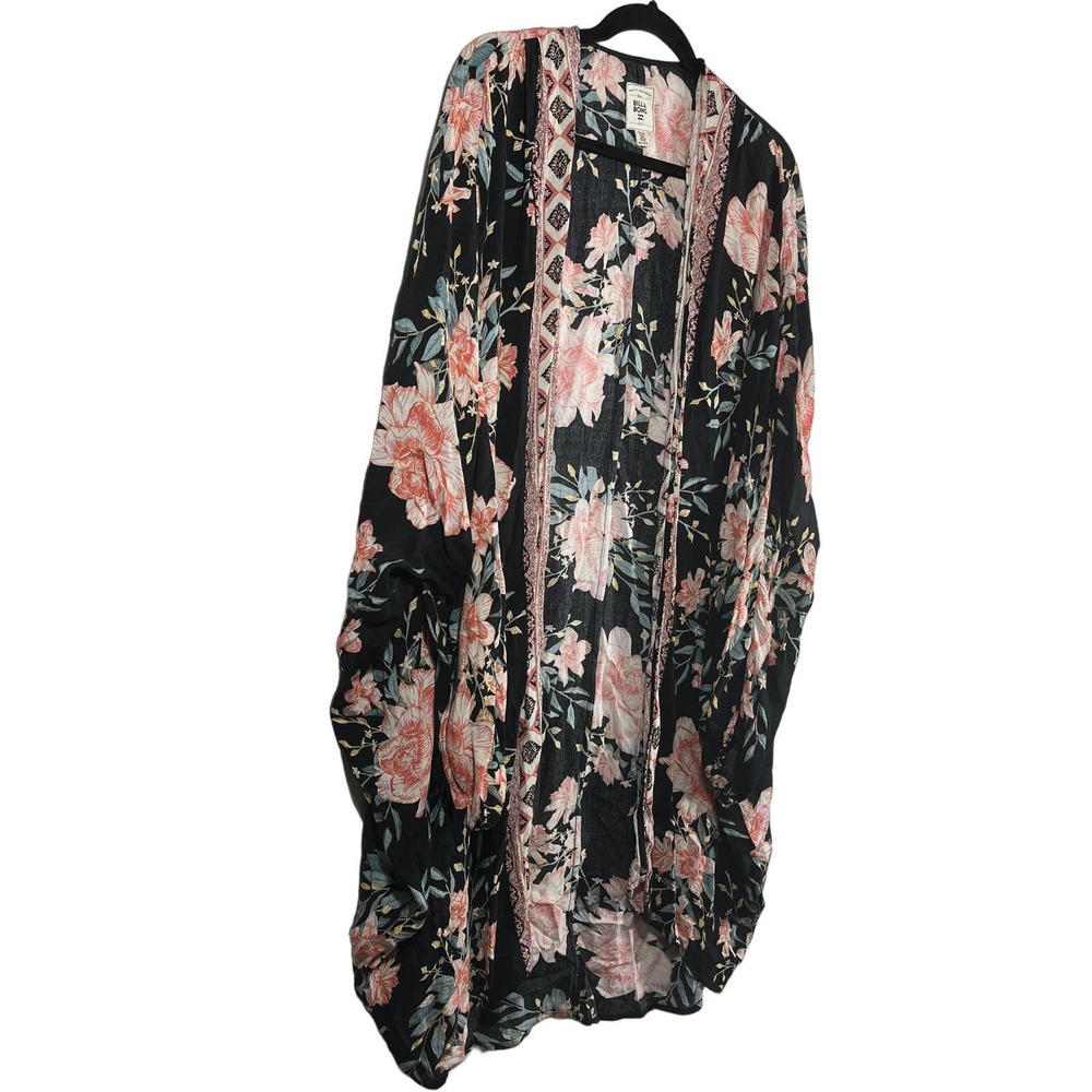 Billabong Floral Open Front Kimono